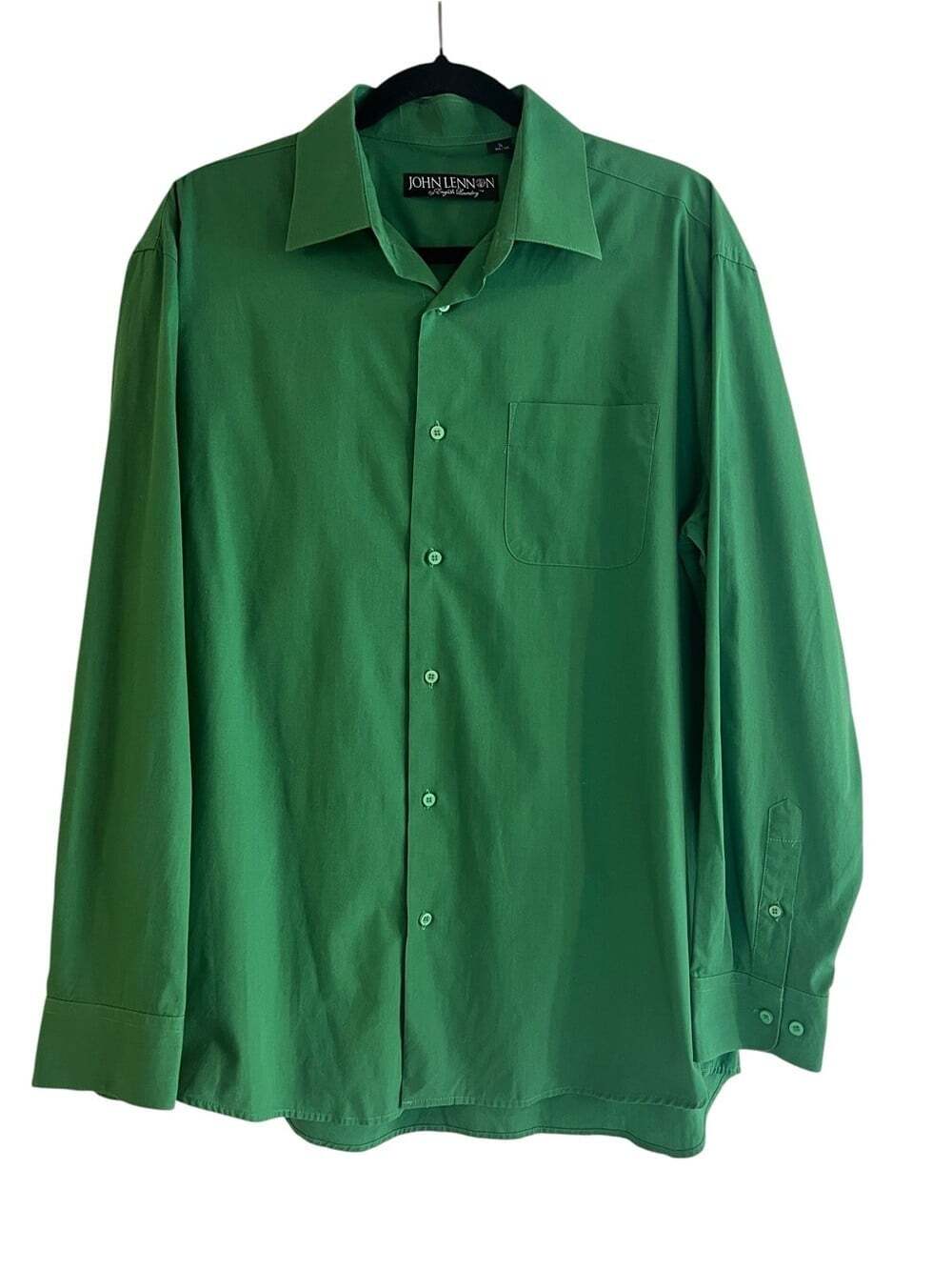 John Lennon by English Laundry Men's Vibrant Maximalist Casual Dress Shirt-L